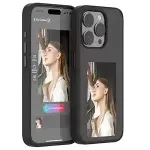 Custom Smart E-Ink Display Case with NFC – Personalized Image Display Photo Cover Compatible with iPhone Models